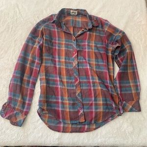 Vintage RBX Plaid Button Down